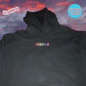 rainbow sisters hoodie!!!